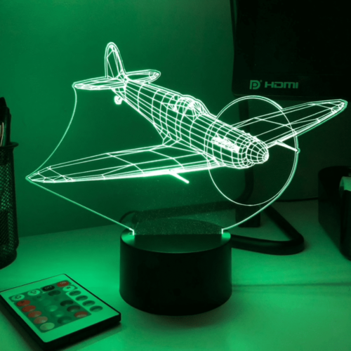 3D LAMP SPITFIRE GREEN