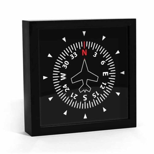 Horloge aéronautique instrument cap