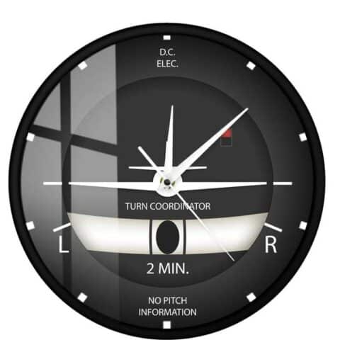 horloge decor aviation