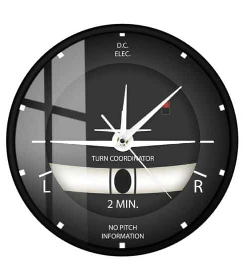 horloge decor aviation