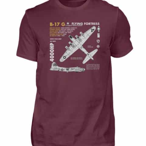 Tee-shirt B-17 Vintage - Men Basic Shirt-839