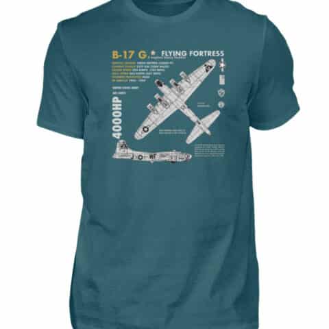 T-shirt B-17 Vintage - Men Basic Shirt-1096