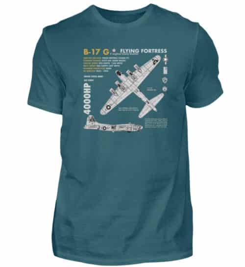 Tee-shirt B-17 Vintage - Men Basic Shirt-1096