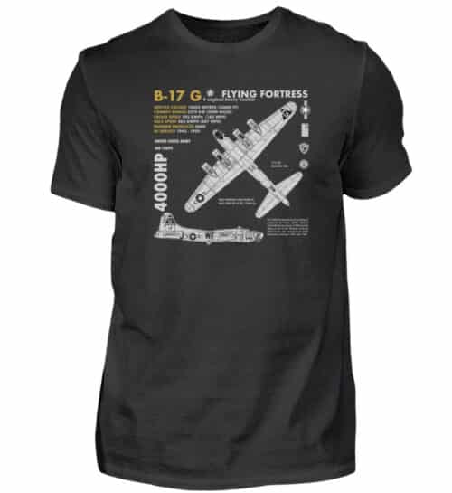 Tee-shirt B-17 Vintage - Men Basic Shirt-16