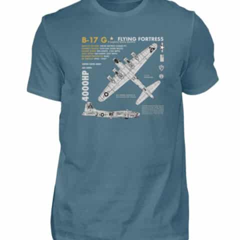 T-shirt B-17 Vintage - Men Basic Shirt-1230