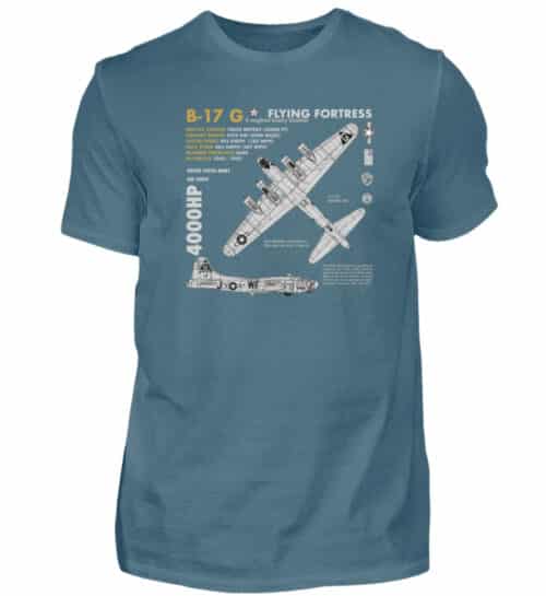 T-shirt B-17 Vintage - Men Basic Shirt-1230