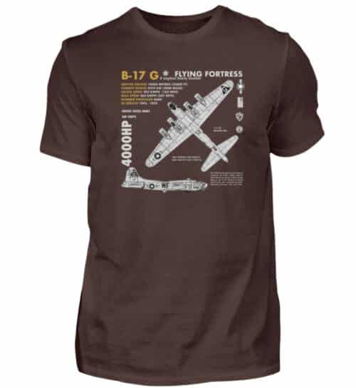 Tee-shirt B-17 Vintage - Men Basic Shirt-1074