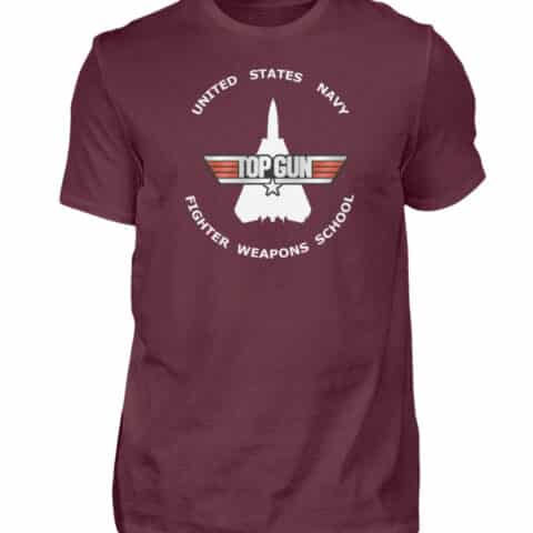 Tee-shirt Top Gun Fighter Weapons School - Men Basic Shirt-839