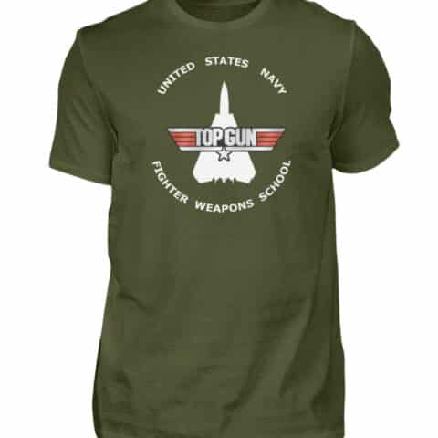 Tee-shirt Top Gun Fighter Weapons School - Men Basic Shirt-1109