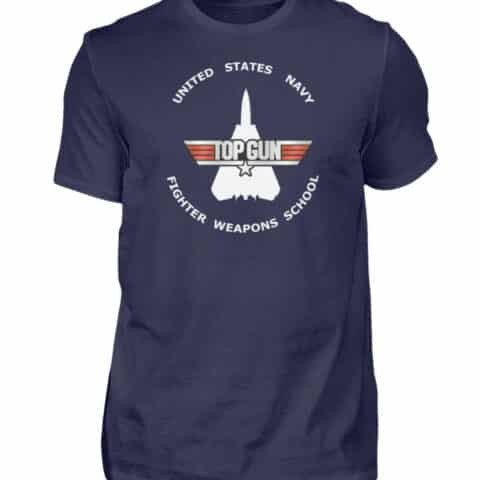 Tee-shirt Top Gun Fighter Weapons School - Men Basic Shirt-198