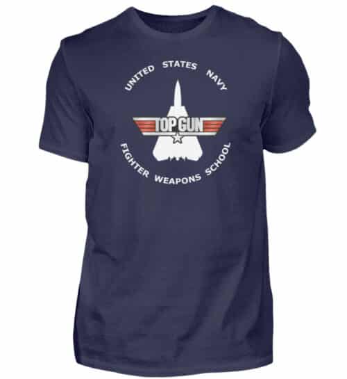 Top Gun Fighter Weapons School t-shirt - Men Basic Shirt-198