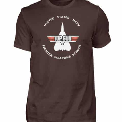 Tee-shirt Top Gun Fighter Weapons School - Men Basic Shirt-1074