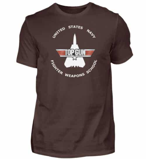 Tee-shirt Top Gun Fighter Weapons School - Men Basic Shirt-1074