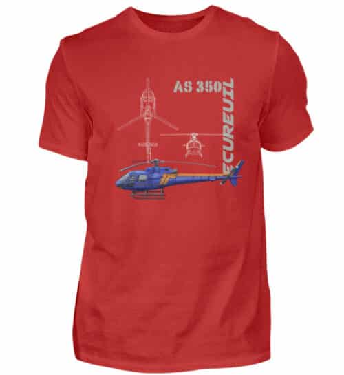 T-shirt Hélicoptère Ecureuil - Men Basic Shirt-4