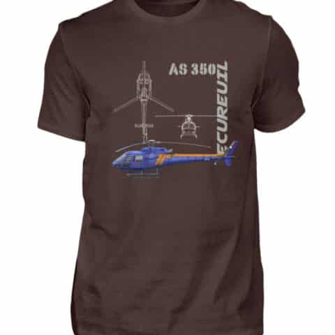 T-shirt Hélicoptère Ecureuil - Men Basic Shirt-1074