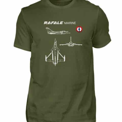 RAFALE Navy T-shirt - Men Basic Shirt-1109