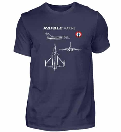RAFALE Navy T-shirt - Men Basic Shirt-198