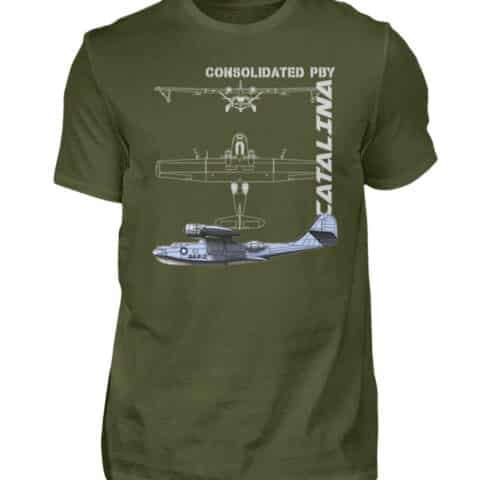 CATALINA Seaplane T-shirt - Men Basic Shirt-1109