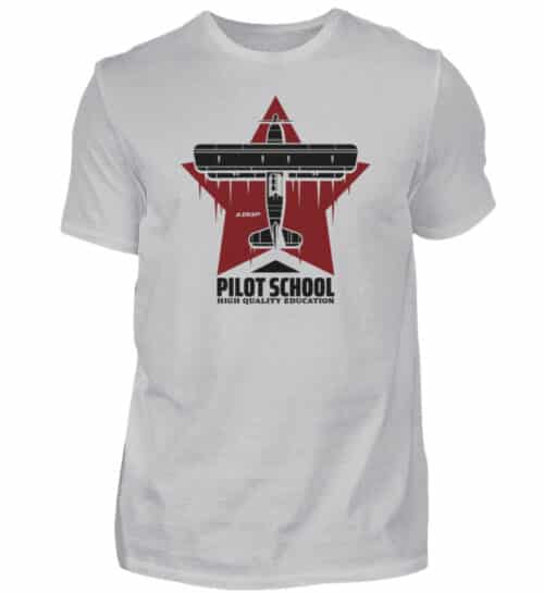 T-shirt PILOT SCHOOL - Men Basic Shirt-17