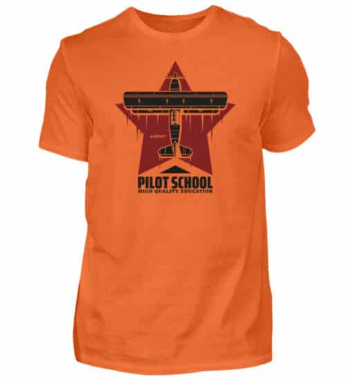 T-shirt PILOT SCHOOL - Men Basic Shirt-1692