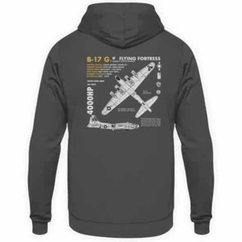 Sweatshirt B17 Flying Fortress - Unisex Hoodie-1762