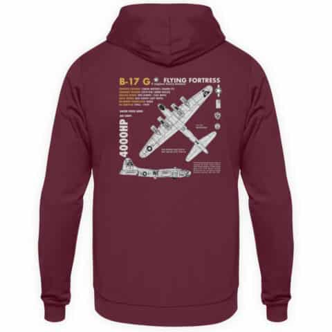 Sweatshirt B17 Flying Fortress - Unisex Hoodie-839