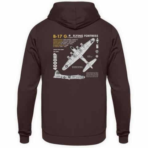 Sweatshirt B17 Flying Fortress - Unisex Hoodie-1604