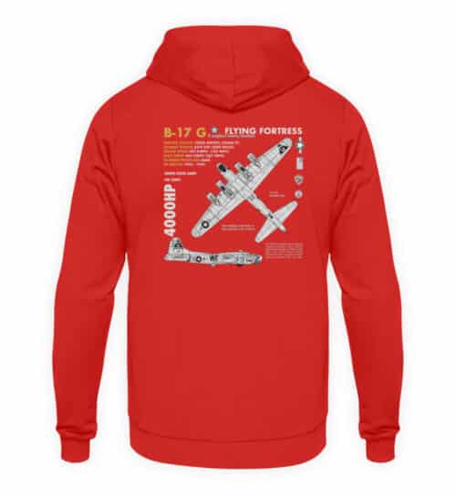 Sweatshirt B17 Flying Fortress - Unisex Hoodie-1565