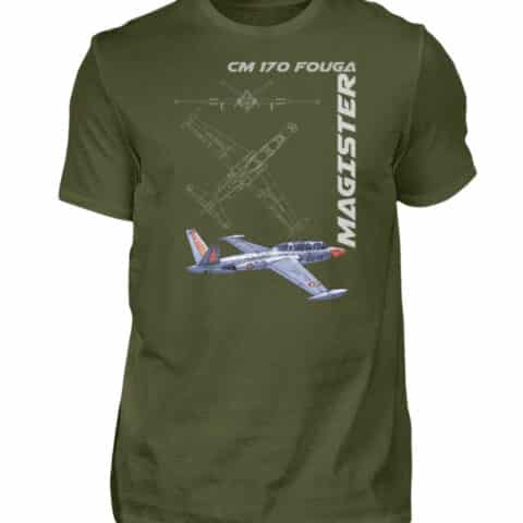 T-shirt Fouga Magister - Men Basic Shirt-1109