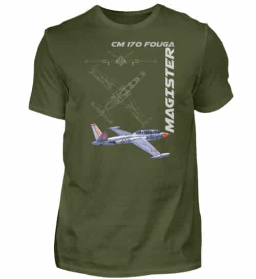 Fouga Magister T-shirt - Men Basic Shirt-1109