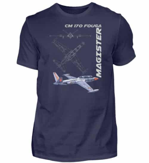 T-shirt Fouga Magister - Men Basic Shirt-198