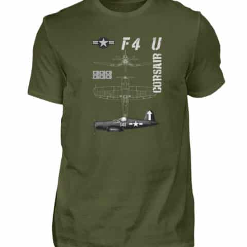 T-Shirt WARBIRD F4U CORSAIR - Men Basic Shirt-1109