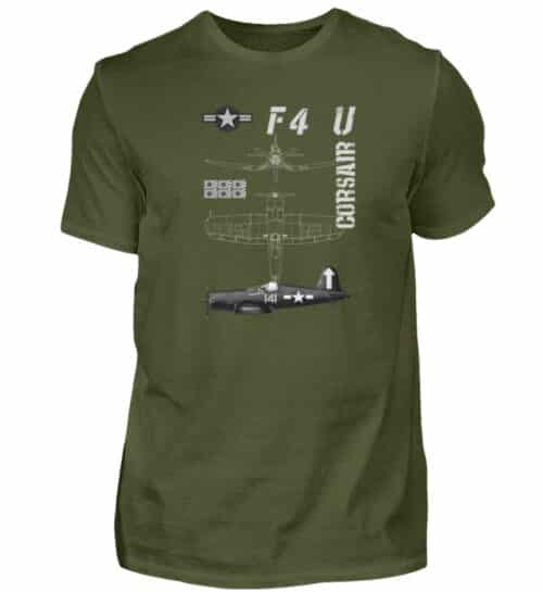 T-Shirt WARBIRD F4U CORSAIR - Men Basic Shirt-1109