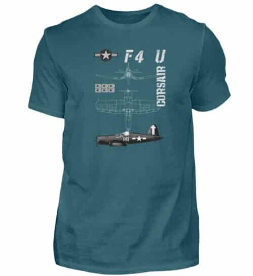 T-Shirt WARBIRD F4U CORSAIR - Men Basic Shirt-1096