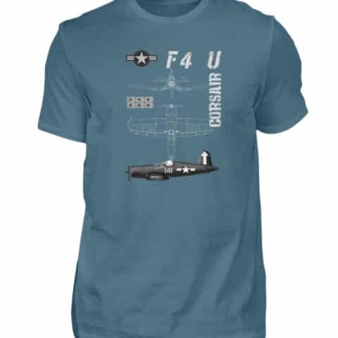 T-Shirt WARBIRD F4U CORSAIR - Men Basic Shirt-1230