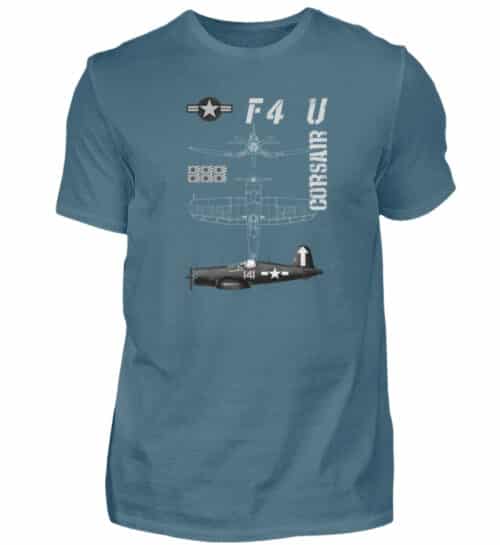T-Shirt WARBIRD F4U CORSAIR - Men Basic Shirt-1230