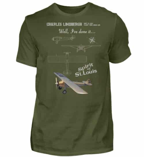 T-shirt HERITAGE Spirit of Saint Louis - Men Basic Shirt-1109