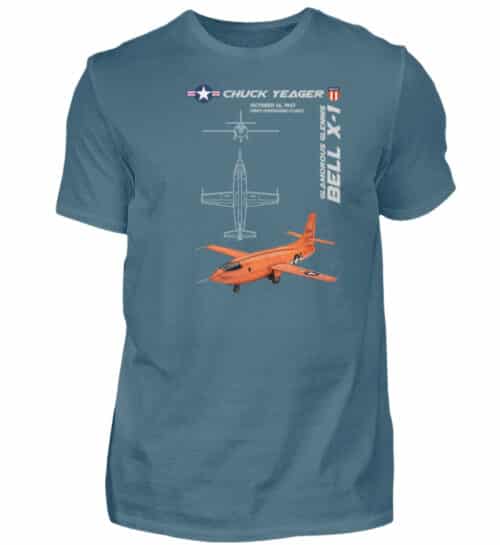 T-shirt HERITAGE CHUCK YEAGER - Men Basic Shirt-1230