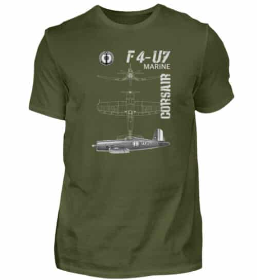 Tee-shirt F4-7U CORSAIR Marine - Men Basic Shirt-1109