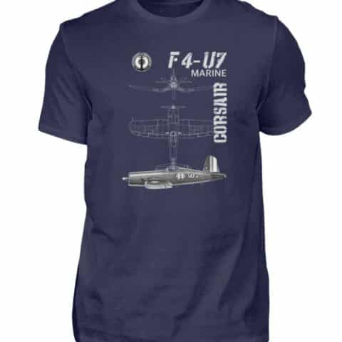 T-shirt F4-7U CORSAIR Marine - Men Basic Shirt-198