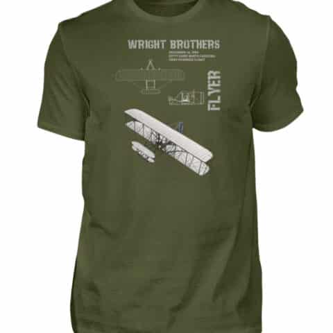 T-shirt HERITAGE WRIGHT BROTHERS - Men Basic Shirt-1109