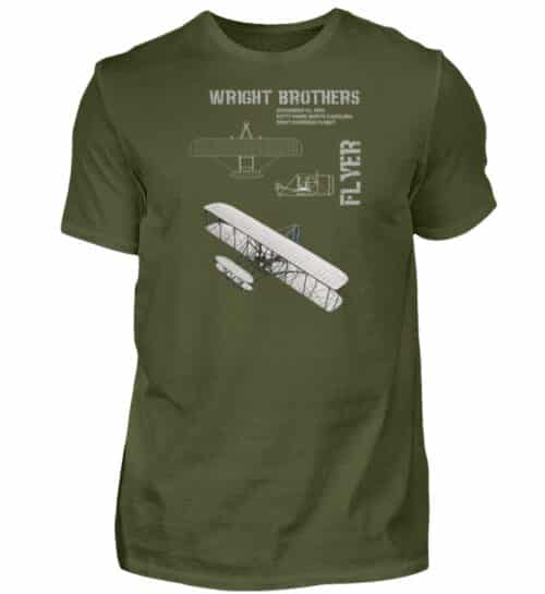 T-shirt HERITAGE WRIGHT BROTHERS - Men Basic Shirt-1109