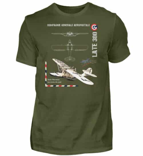 T-Shirt HERITAGE MERMOZ - Men Basic Shirt-1109