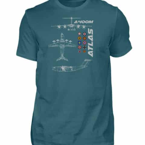 T-shirt Airbus A400-M - Men Basic Shirt-1096