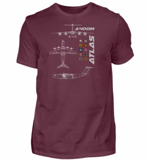 T-shirt Airbus A400-M - Men Basic Shirt-839