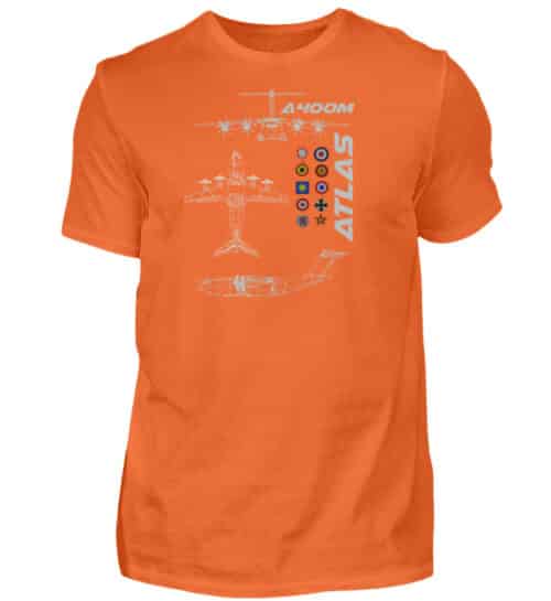 T-shirt Airbus A400-M - Men Basic Shirt-1692