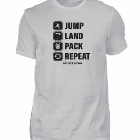 T-shirt JUMP LAND PACK REPEAT - Men Basic Shirt-17