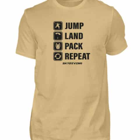 T-shirt JUMP LAND PACK REPEAT - Men Basic Shirt-224