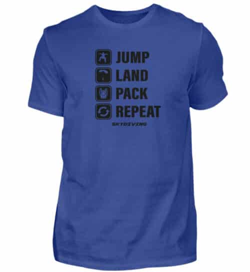T-shirt JUMP LAND PACK REPEAT - Men Basic Shirt-668