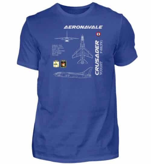Aéronavale F-8E CRUSADER - Men Basic Shirt-668